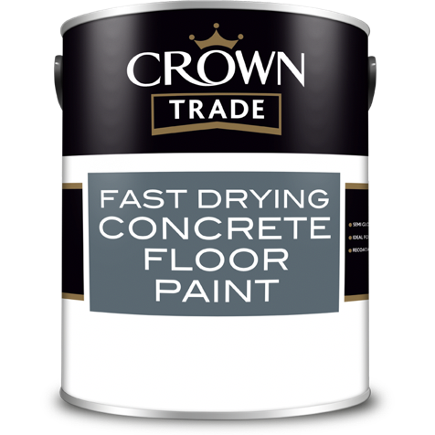 Crown Trade Fast Drying Concrete Floor Paint - Buy Paint Online