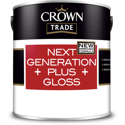 Crown Trade Next Generation Plus Gloss Paint - Buy Paint Online