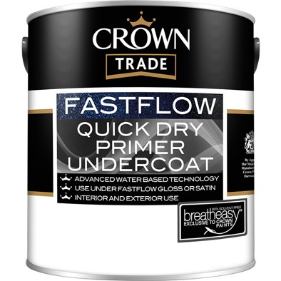 Crown Trade Fastflow Quick Dry Primer Undercoat Paint - Buy Paint Online
