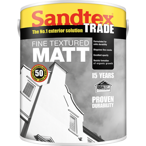 Sandtex Fine Textured Matt Masonry Paint - Buy Paint Online