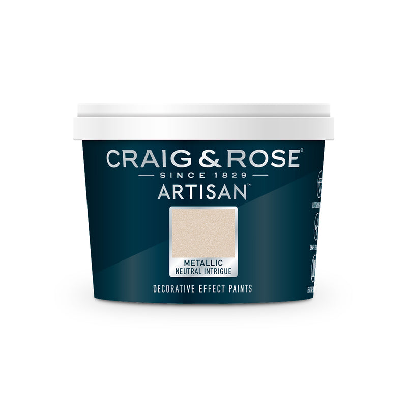 Craig & Rose Artisan Metallic Effects Decorative Paint - Neutral Intrigue
