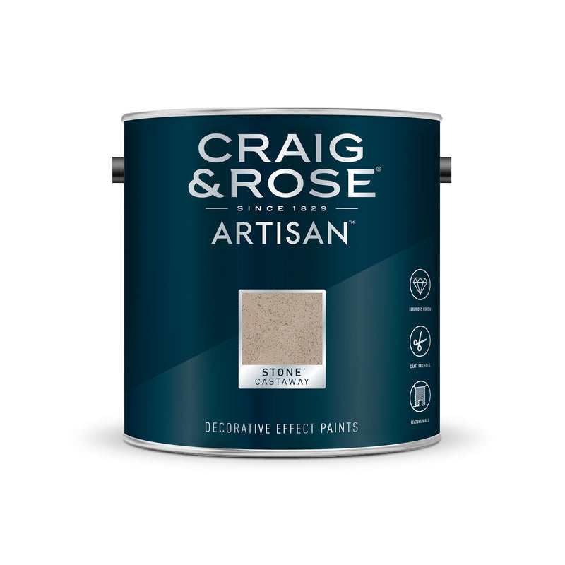 Craig & Rose Artisan Stone Effects Decorative Paint - Castaway Stone