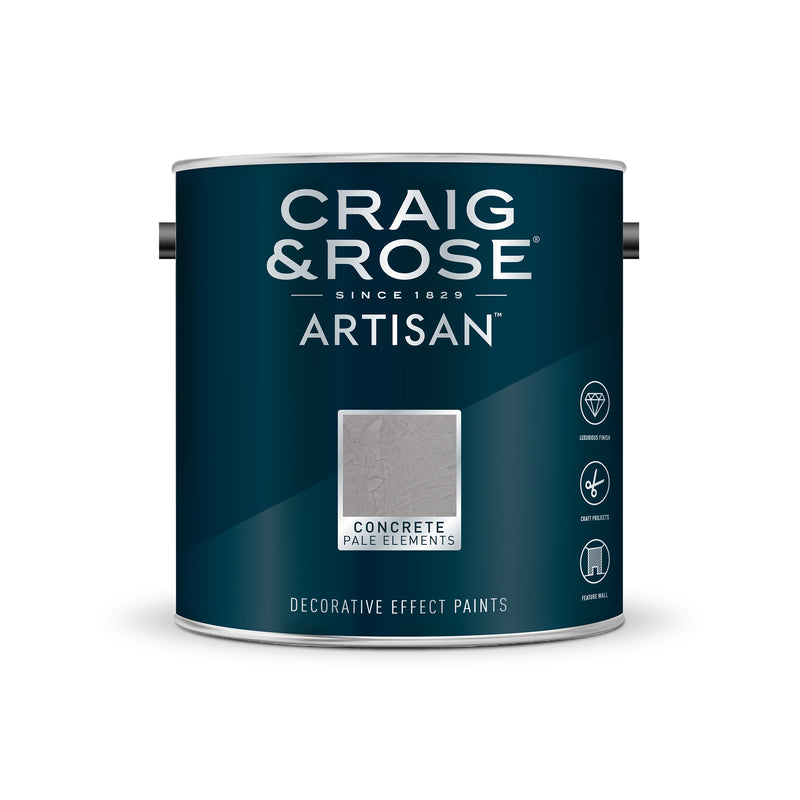 Craig & Rose Artisan Concrete Effect Pale Elements (2.5L)