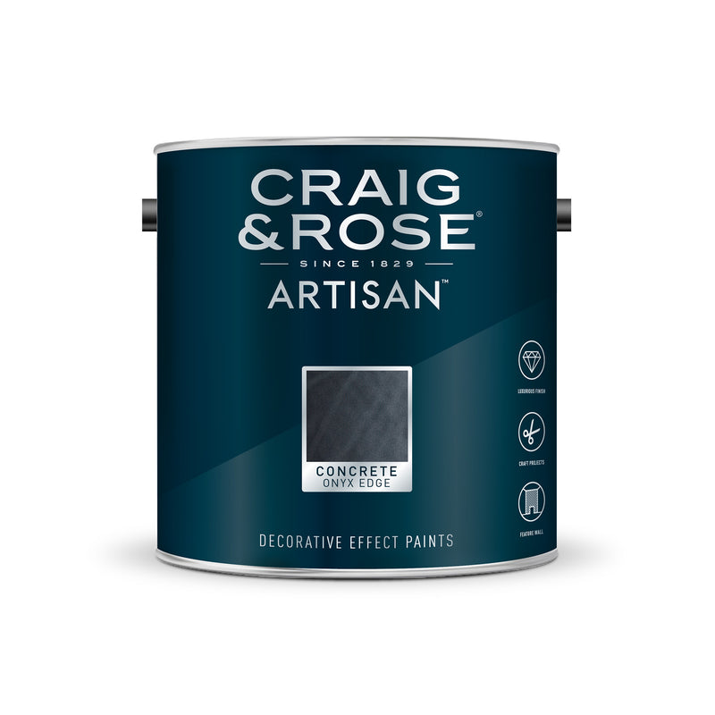 Craig & Rose Artisan Concrete Effect Onyx Edge (2.5L)