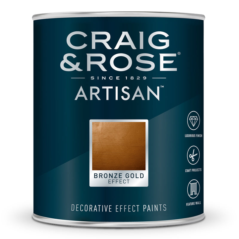 Craig & Rose Artisan Gold Effects Decorative Paint - Bronze Gold