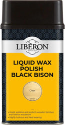 Liberon Liquid Wax Polish Black Bison 500CC Clear