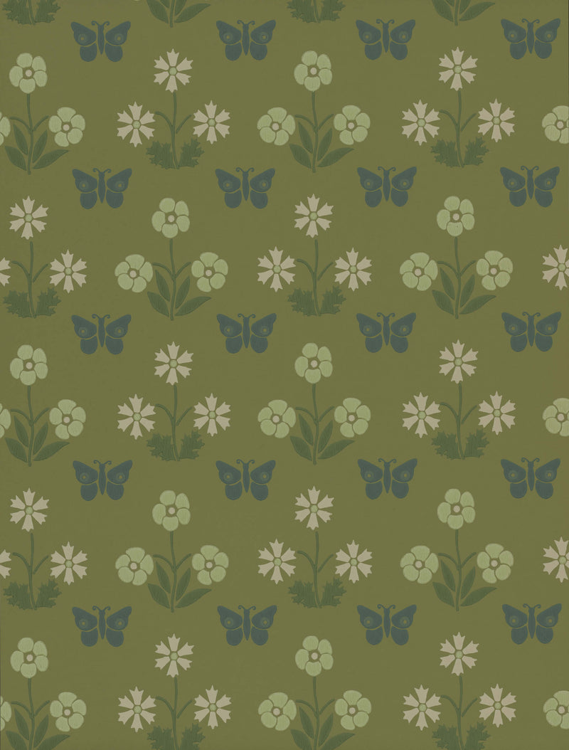Little Greene National Trust Papers IV - Burges Butterfly