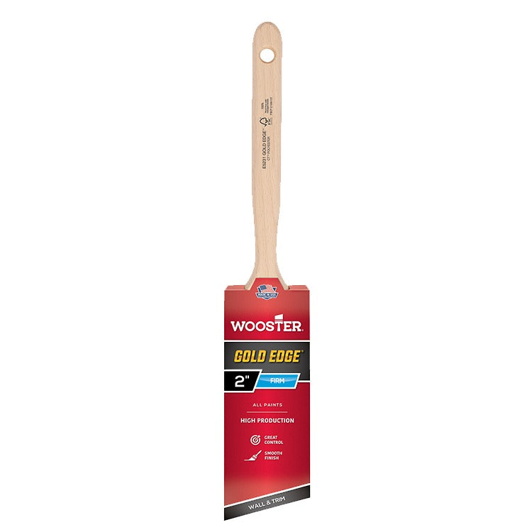 Wooster Gold Edge FSC Angle Sash - 2 inch