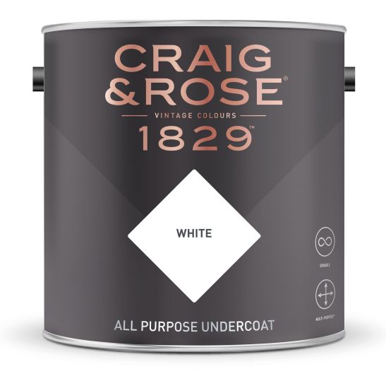 Craig & Rose All Purpose Undercoat - White (2.5L) - Buy Paint Online