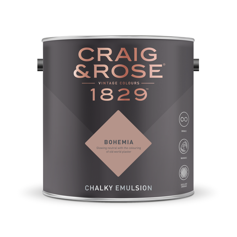 Craig & Rose 1829 Chalky Emulsion (5L) - Buy Paint Online
