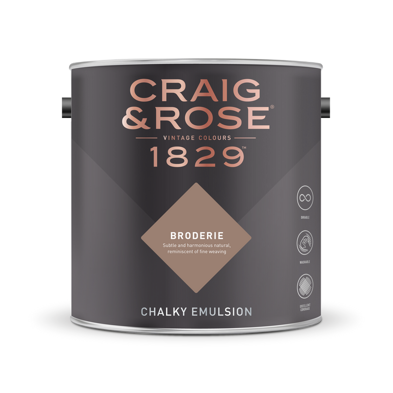 Craig & Rose 1829 Chalky Emulsion (2.5L) - Buy Paint Online