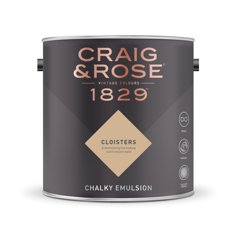 Craig & Rose 1829 Chalky Emulsion (5L) - Buy Paint Online