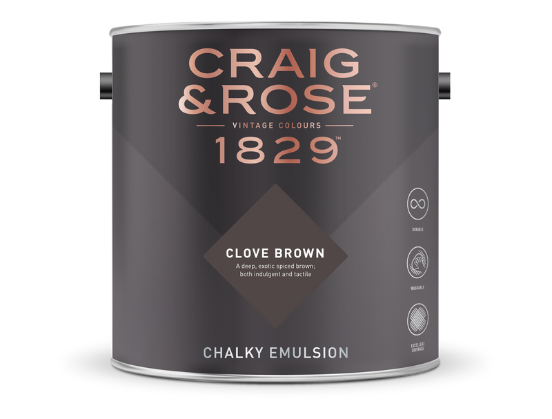 Craig & Rose 1829 Chalky Emulsion (2.5L) - Buy Paint Online