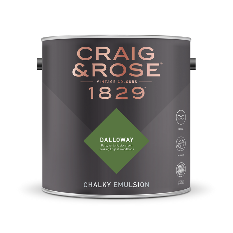Craig & Rose 1829 Chalky Emulsion (5L) - Buy Paint Online