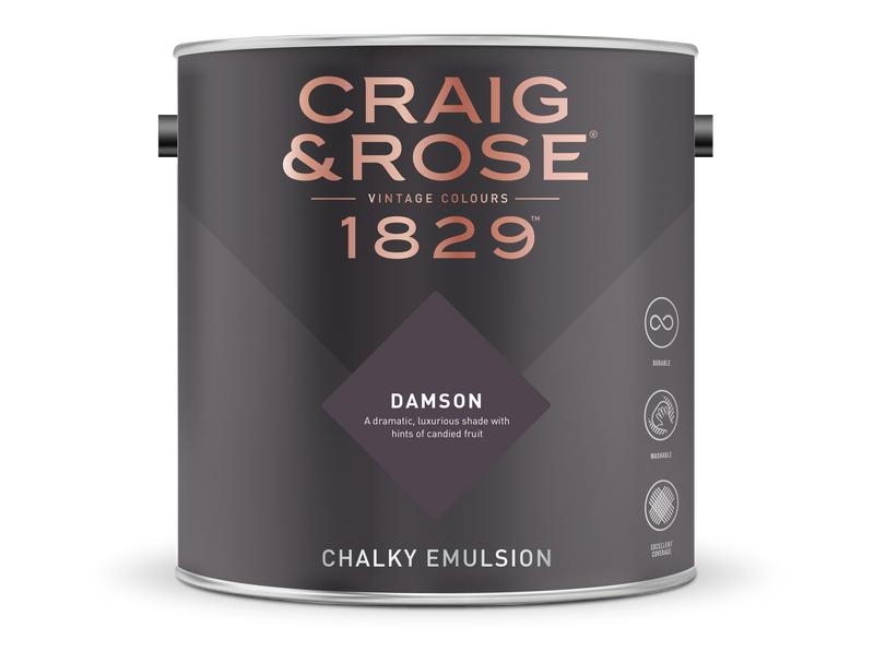 Craig & Rose 1829 Chalky Emulsion (5L) - Buy Paint Online