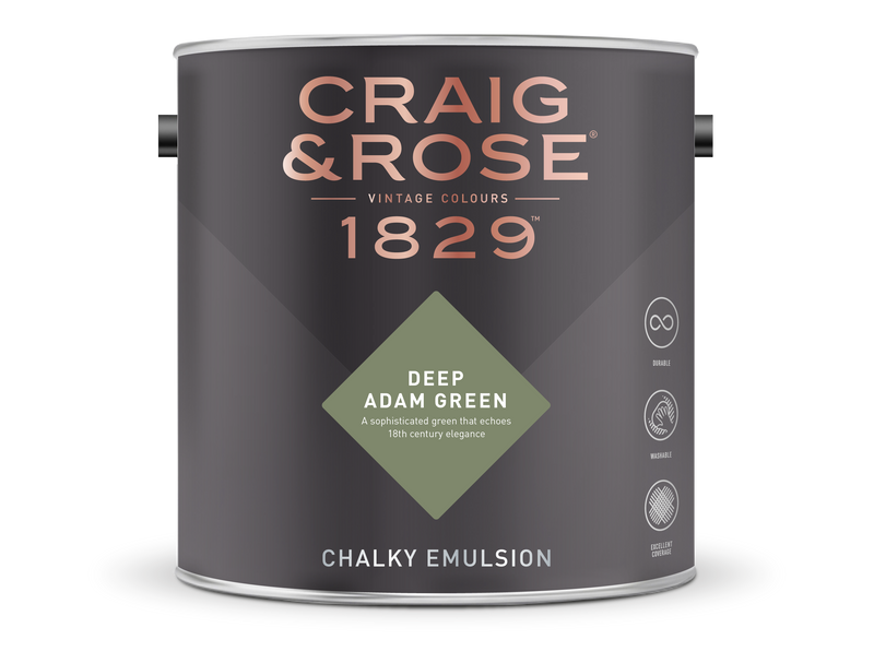 Craig & Rose 1829 Chalky Emulsion (5L) - Buy Paint Online