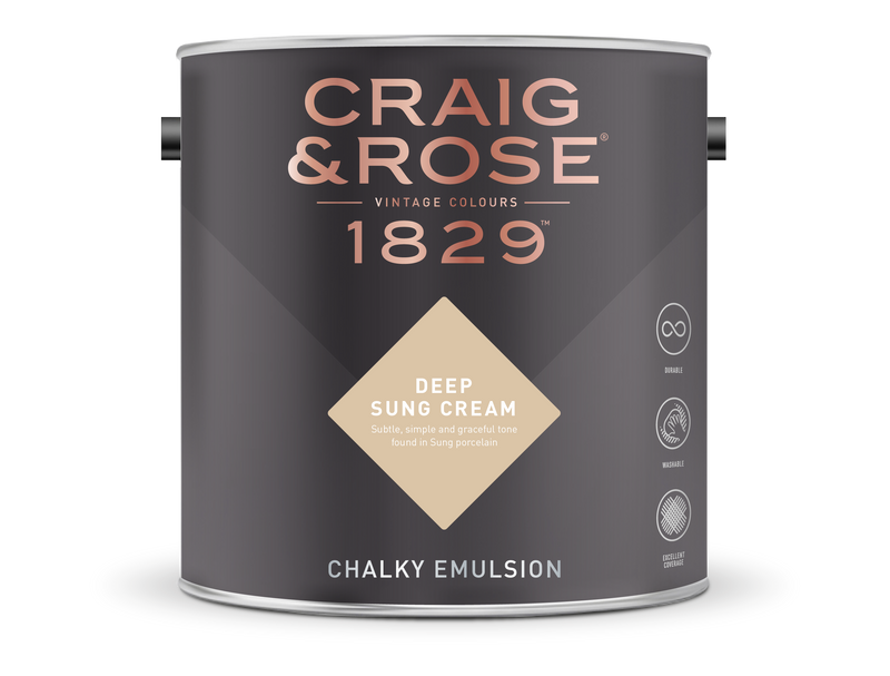 Craig & Rose 1829 Chalky Emulsion (5L) - Buy Paint Online