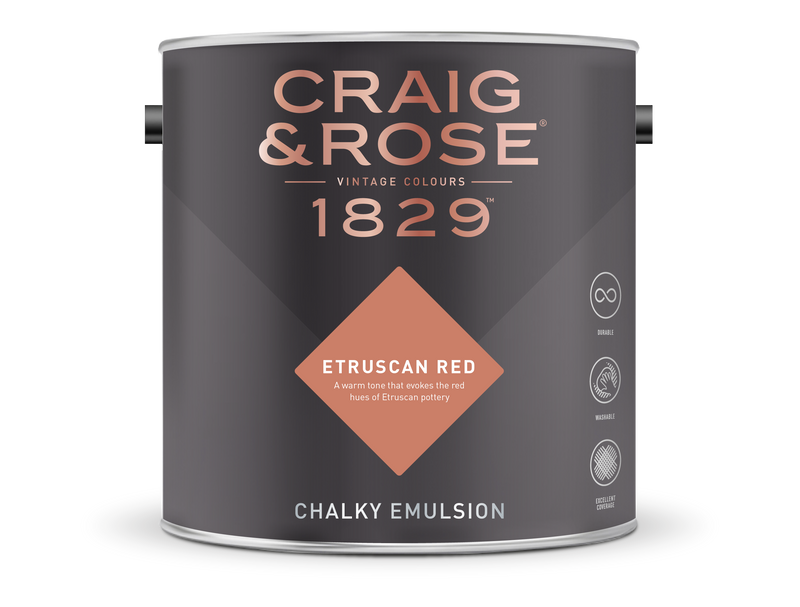 Craig & Rose 1829 Chalky Emulsion (2.5L) - Buy Paint Online