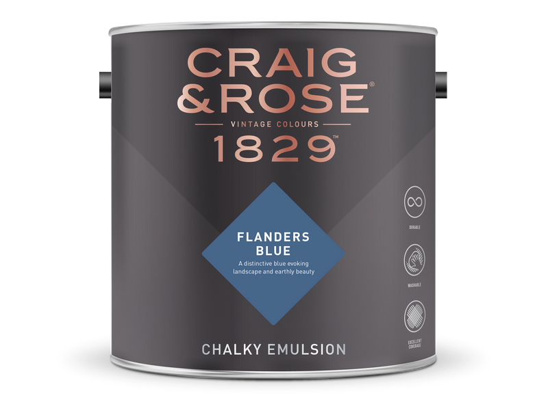 Craig & Rose 1829 Chalky Emulsion (2.5L) - Buy Paint Online