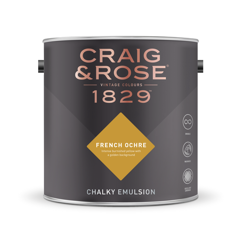 Craig & Rose 1829 Chalky Emulsion (2.5L) - Buy Paint Online