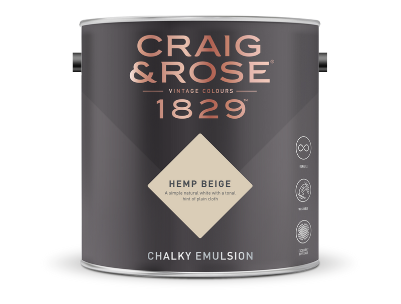 Craig & Rose 1829 Chalky Emulsion (5L) - Buy Paint Online