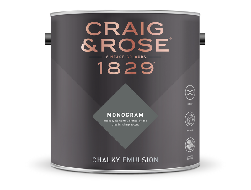 Craig & Rose 1829 Chalky Emulsion (2.5L) - Buy Paint Online
