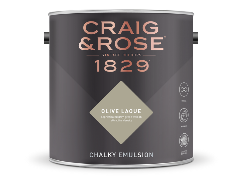 Craig & Rose 1829 Chalky Emulsion (2.5L) - Buy Paint Online
