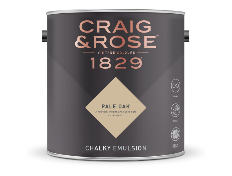 Craig & Rose 1829 Chalky Emulsion (5L) - Buy Paint Online