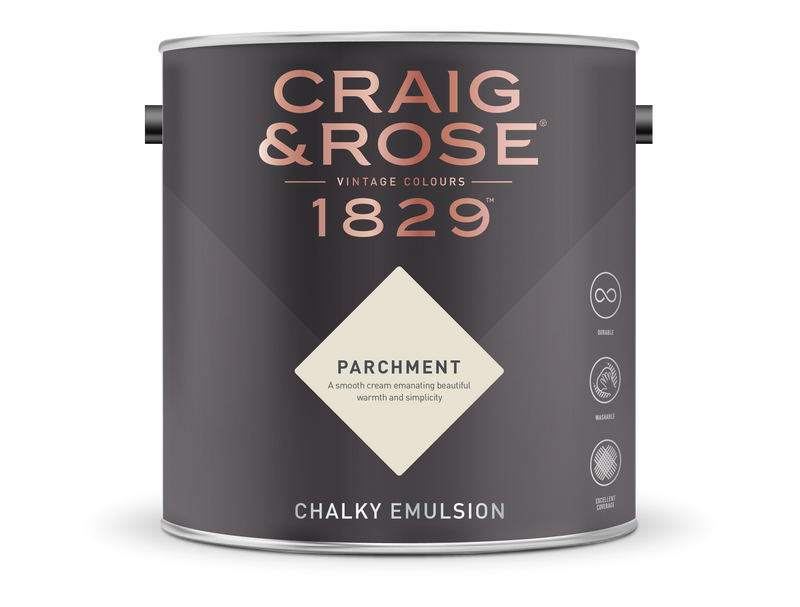 Craig & Rose 1829 Chalky Emulsion (2.5L) - Buy Paint Online