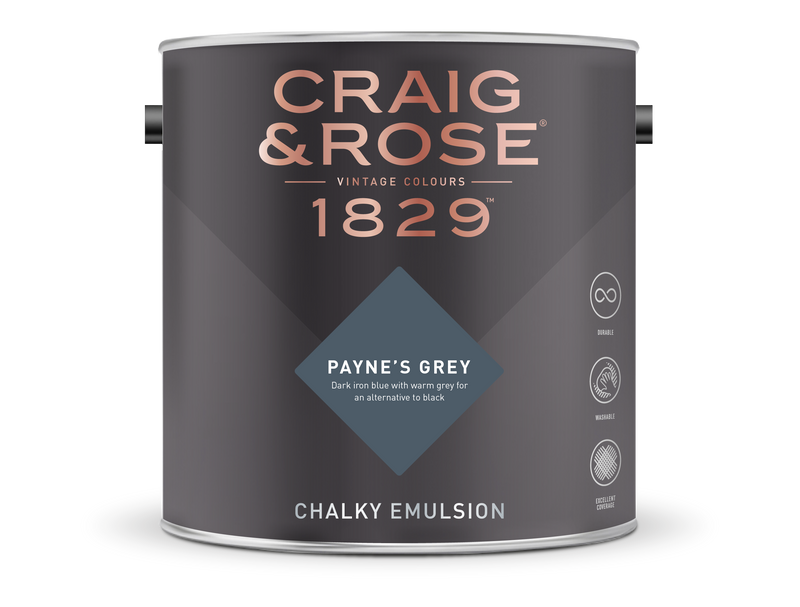 Craig & Rose 1829 Chalky Emulsion (2.5L) - Buy Paint Online
