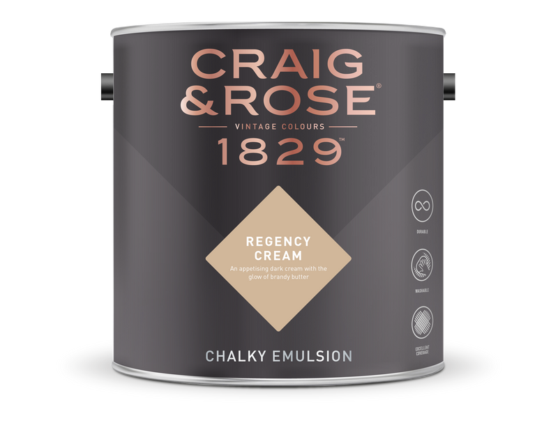 Craig & Rose 1829 Chalky Emulsion (2.5L) - Buy Paint Online