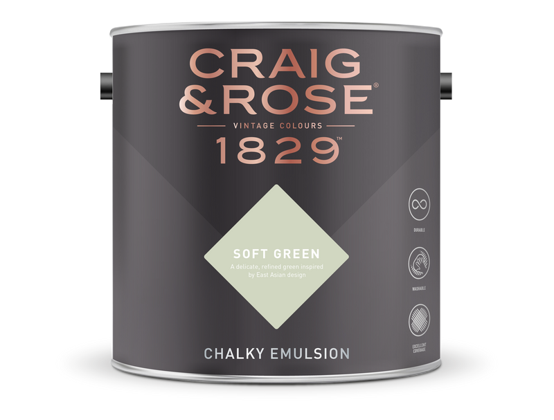 Craig & Rose 1829 Chalky Emulsion (5L) - Buy Paint Online