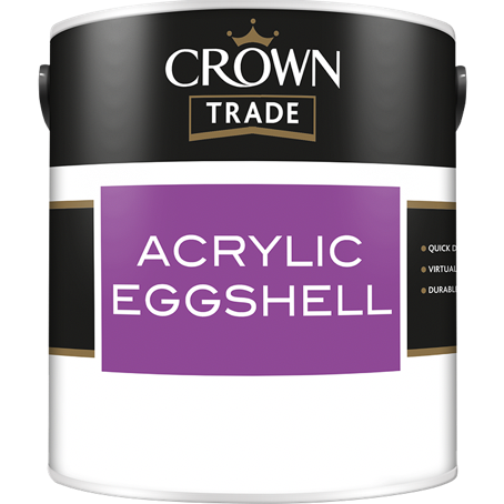 Crown Trade Acrylic Eggshell Paint - Buy Paint Online