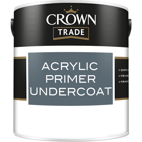 Crown Trade Acrylic Primer Undercoat Paint - Buy Paint Online