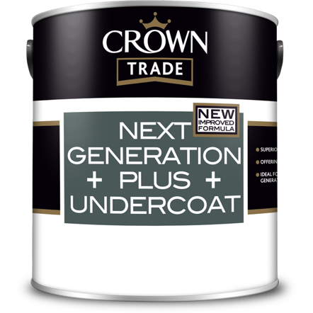 Crown Trade Next Generation Plus Undercoat Paint - Buy Paint Online