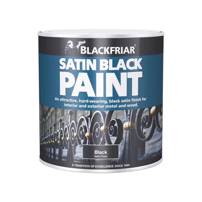 Blackfriar Satin Black Paint - Buy Paint Online