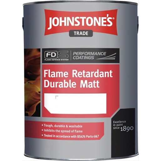 Johnstones Flame Retardant Durable Matt Paint Tradec Supplies Quick