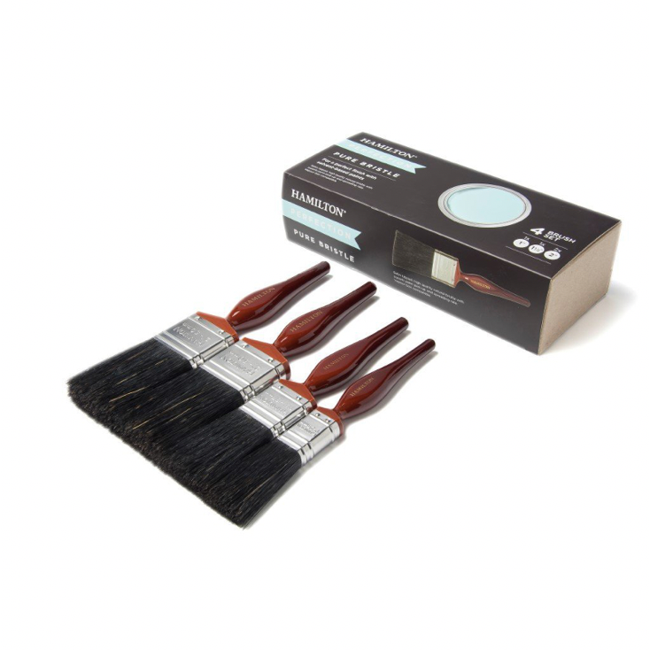 Hamilton Perfection Pure Bristle Paint Brush 4 Box Set - Buy Paint Online