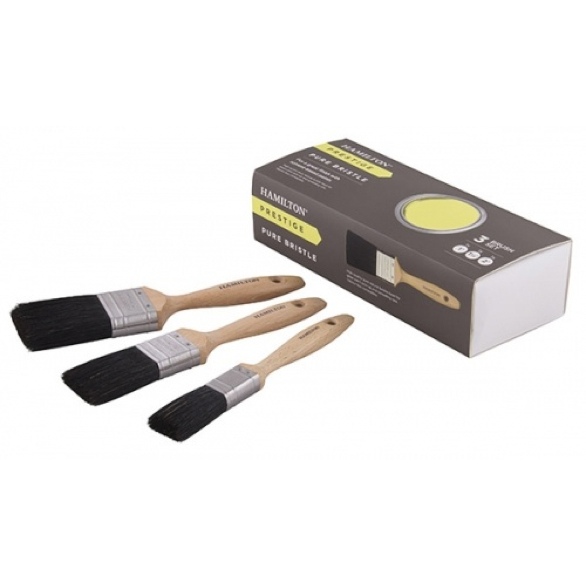 Hamilton Prestige Pure Bristle Paint 3 Brush Box Set - Buy Paint Online