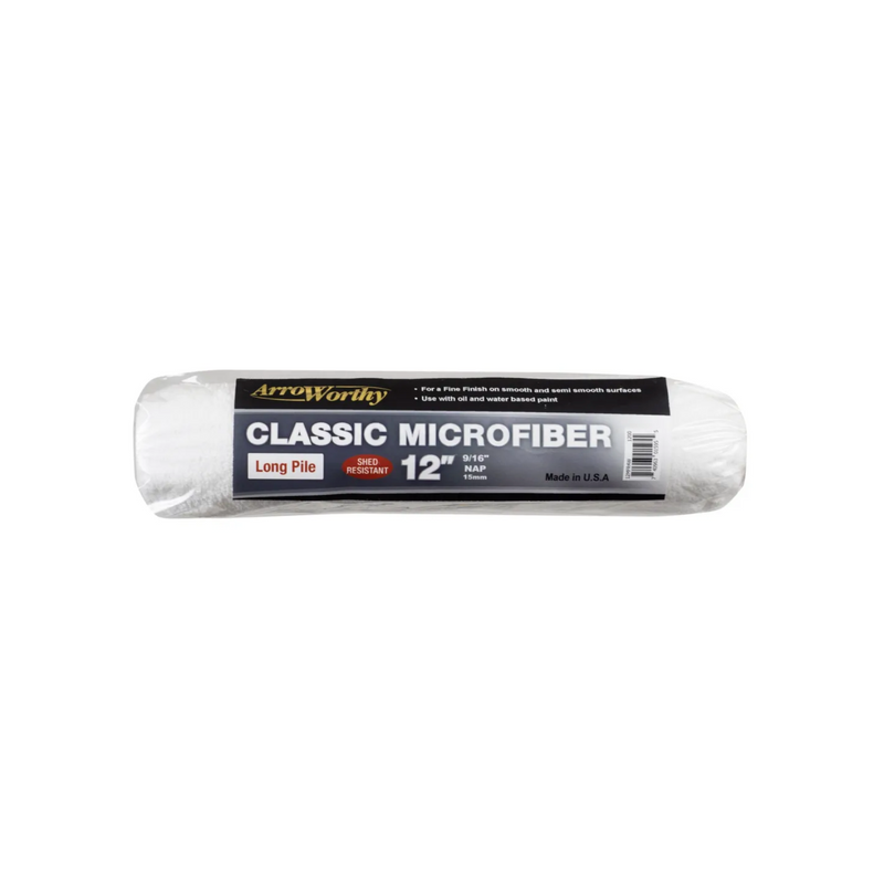 Arroworthy Classic 12" Microfiber Cover ( 1-1/2" Diameter Core ) Long Pile