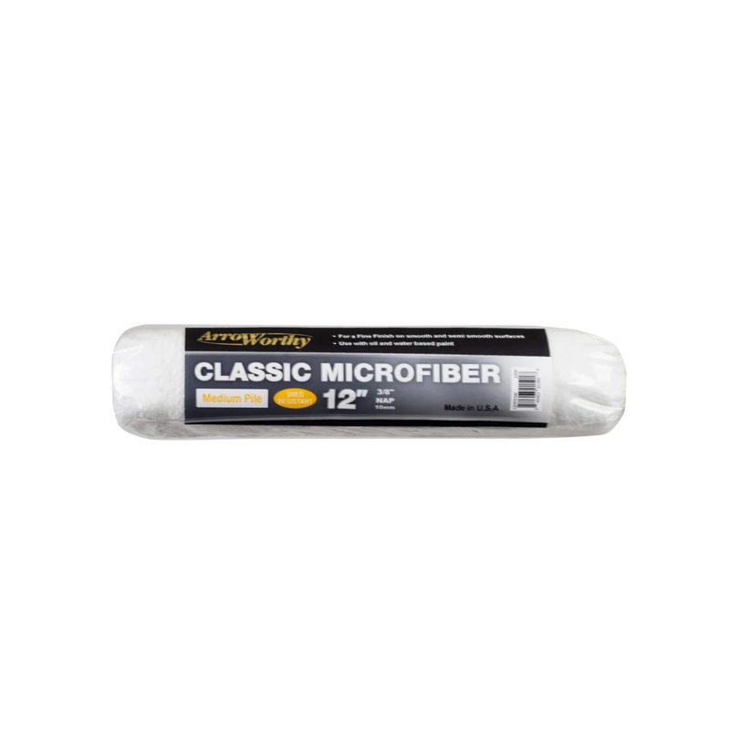 Arroworthy Classic 12" Microfiber Cover ( 1-1/2" Diameter Core ) Medium Pile