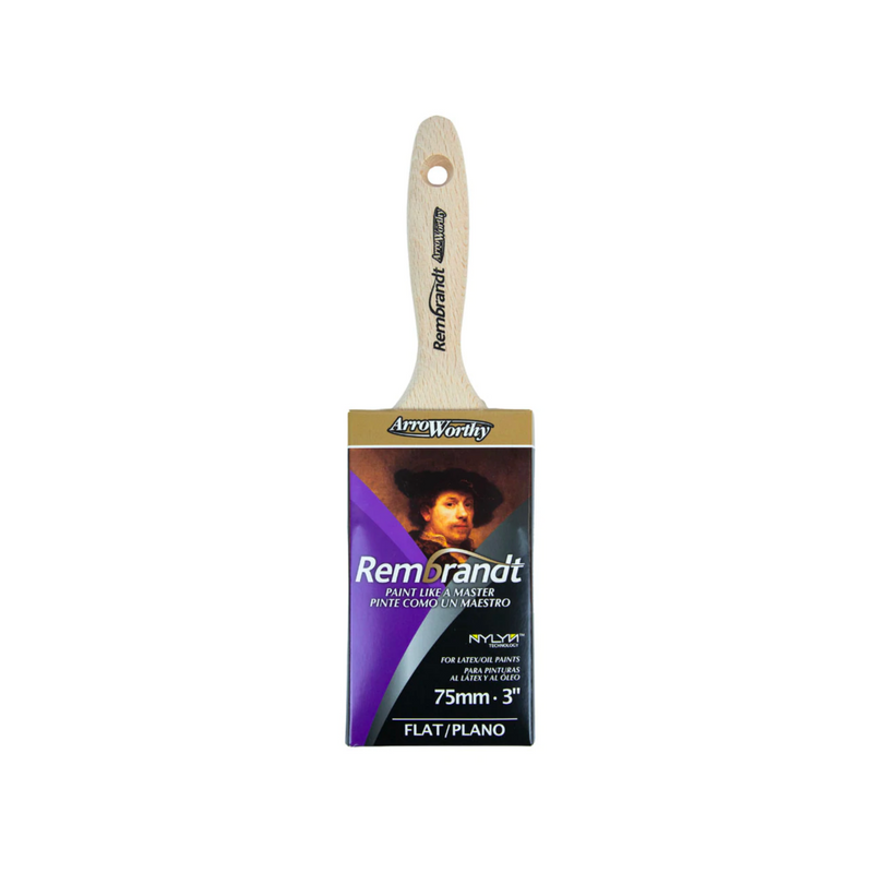 Arrowworthy Rembrandt Flat Beavertail Brush