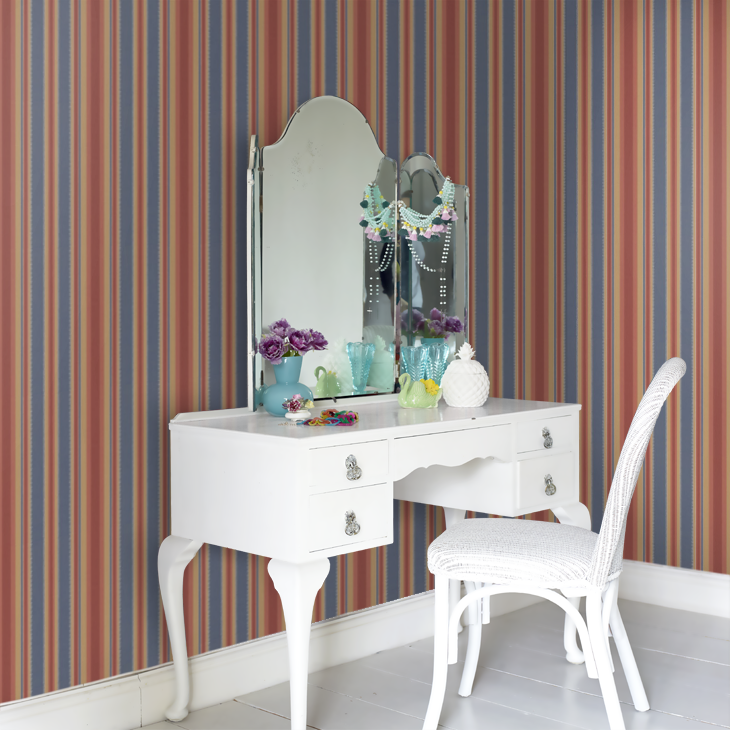 Little Greene Painted Papers - Colonial Stripe