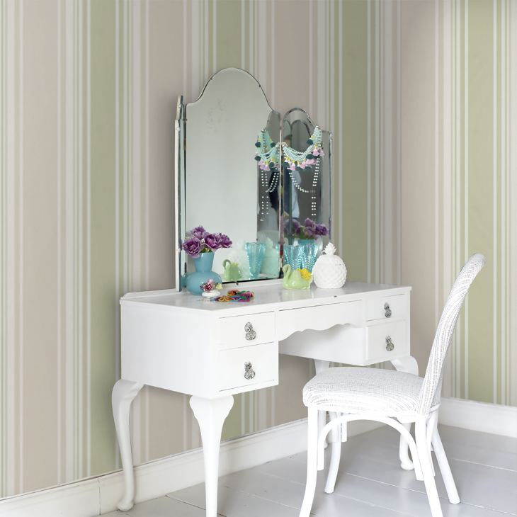 Little Greene Painted Papers - Tented Stripe